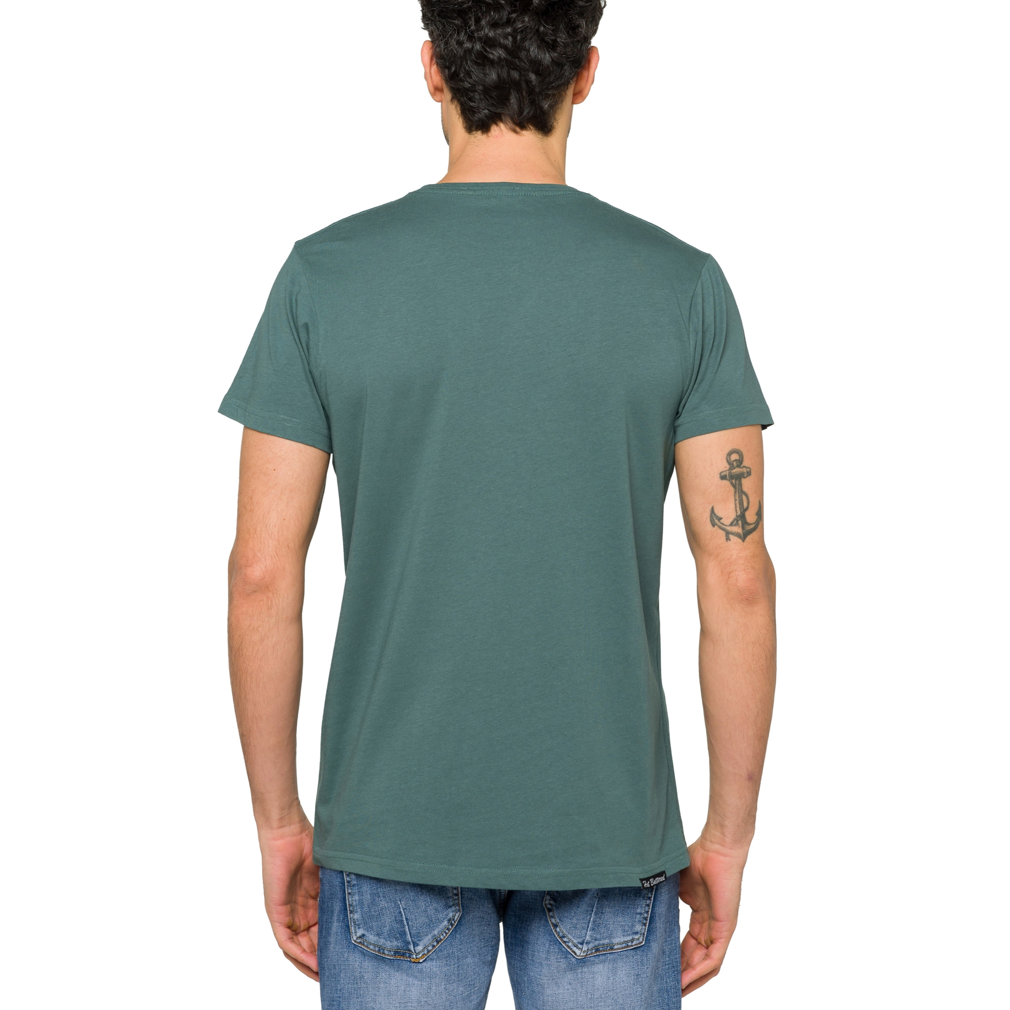 T-shirt in cotone 150 gr Hot Buttered Wings Verde Chiaro.