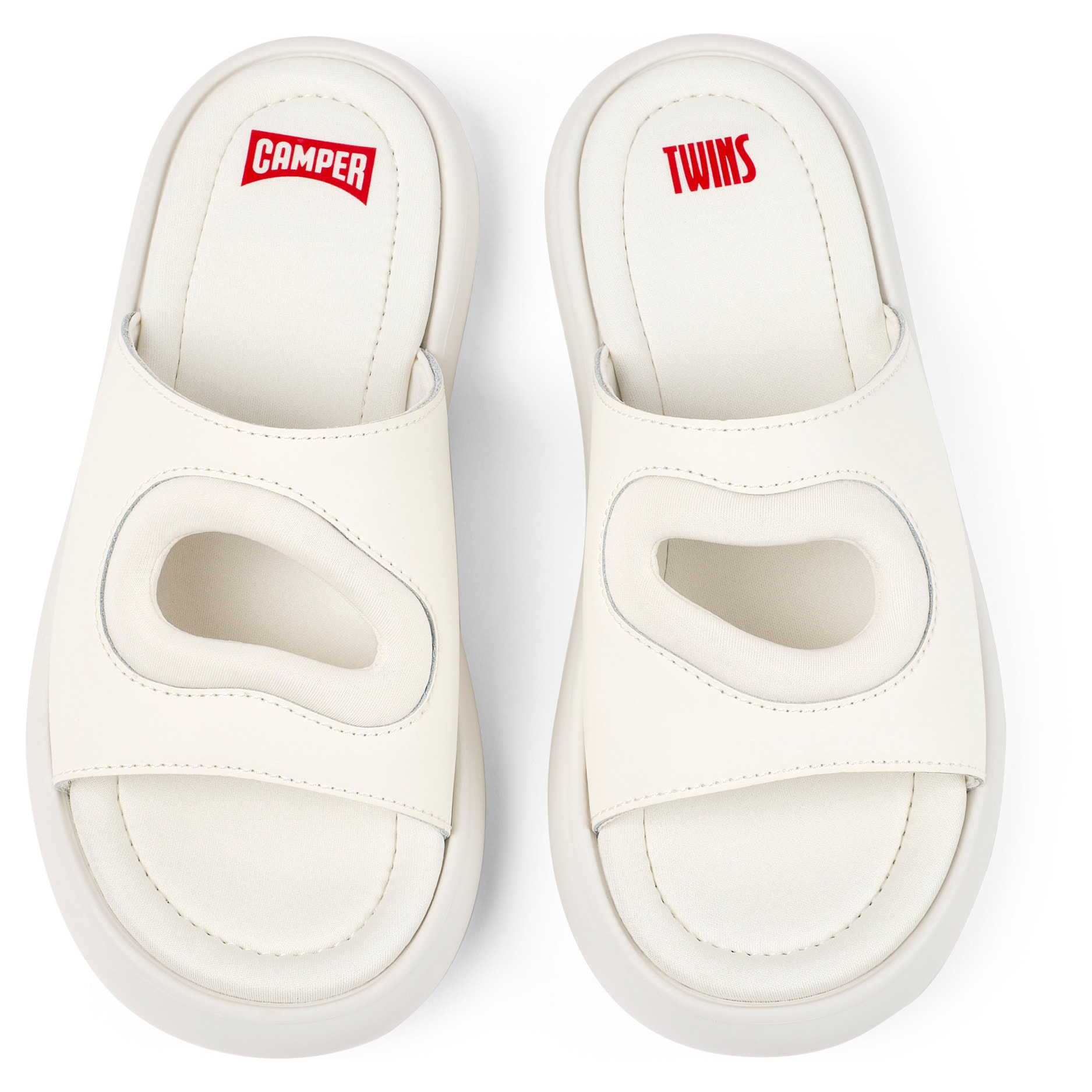 Sandalias - CAMPER Pelotas Flota - Blanco - Cuero liso