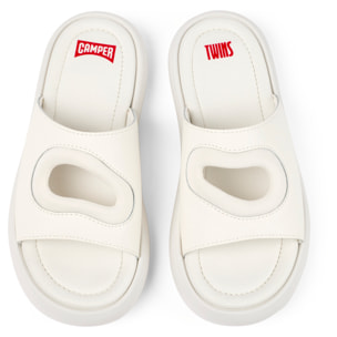 Sandalias - CAMPER Pelotas Flota - Blanco - Cuero liso