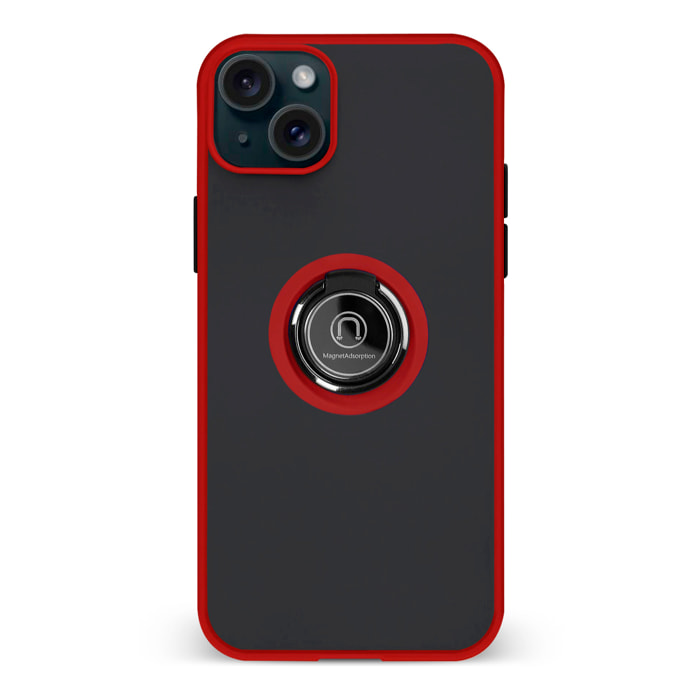 Custodia ibrida anti-shock Clampstand per 15 Plus. Anello di bloccaggio pieghevole + modalità stand.