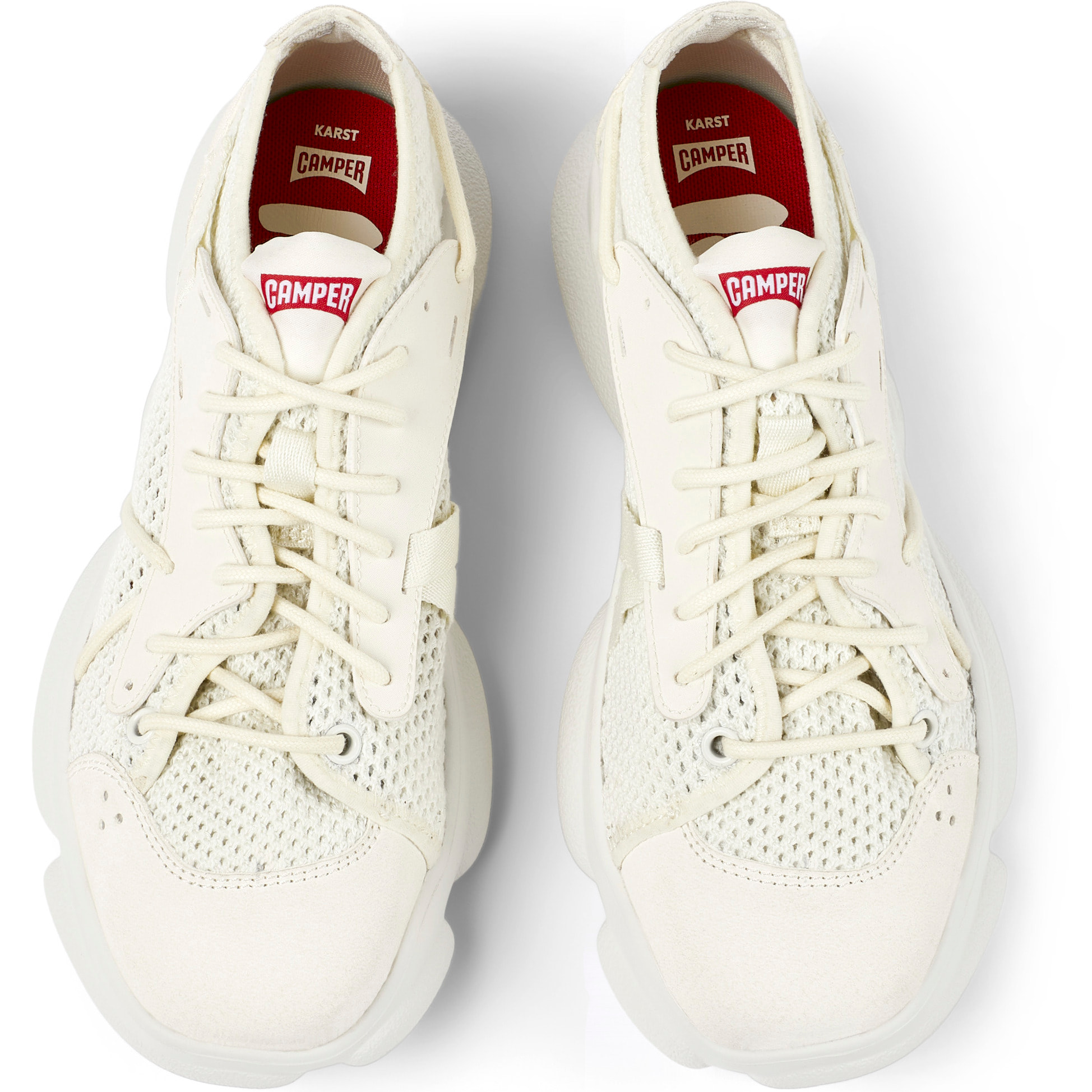 Zapatillas - CAMPER Karst - Blanco - Textil técnico (poliéster reciclado)