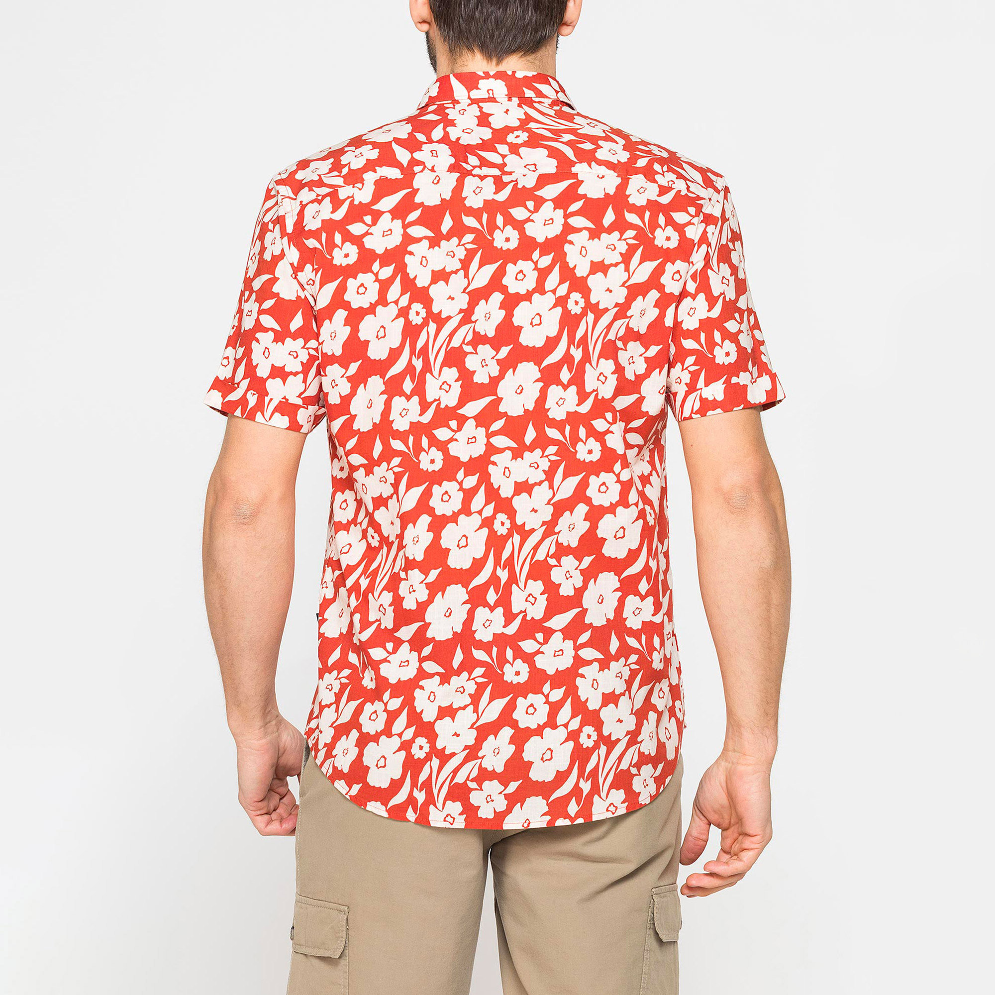 CAMICIA DA UOMO ESTIVA IN FANTASIA STAMPATA