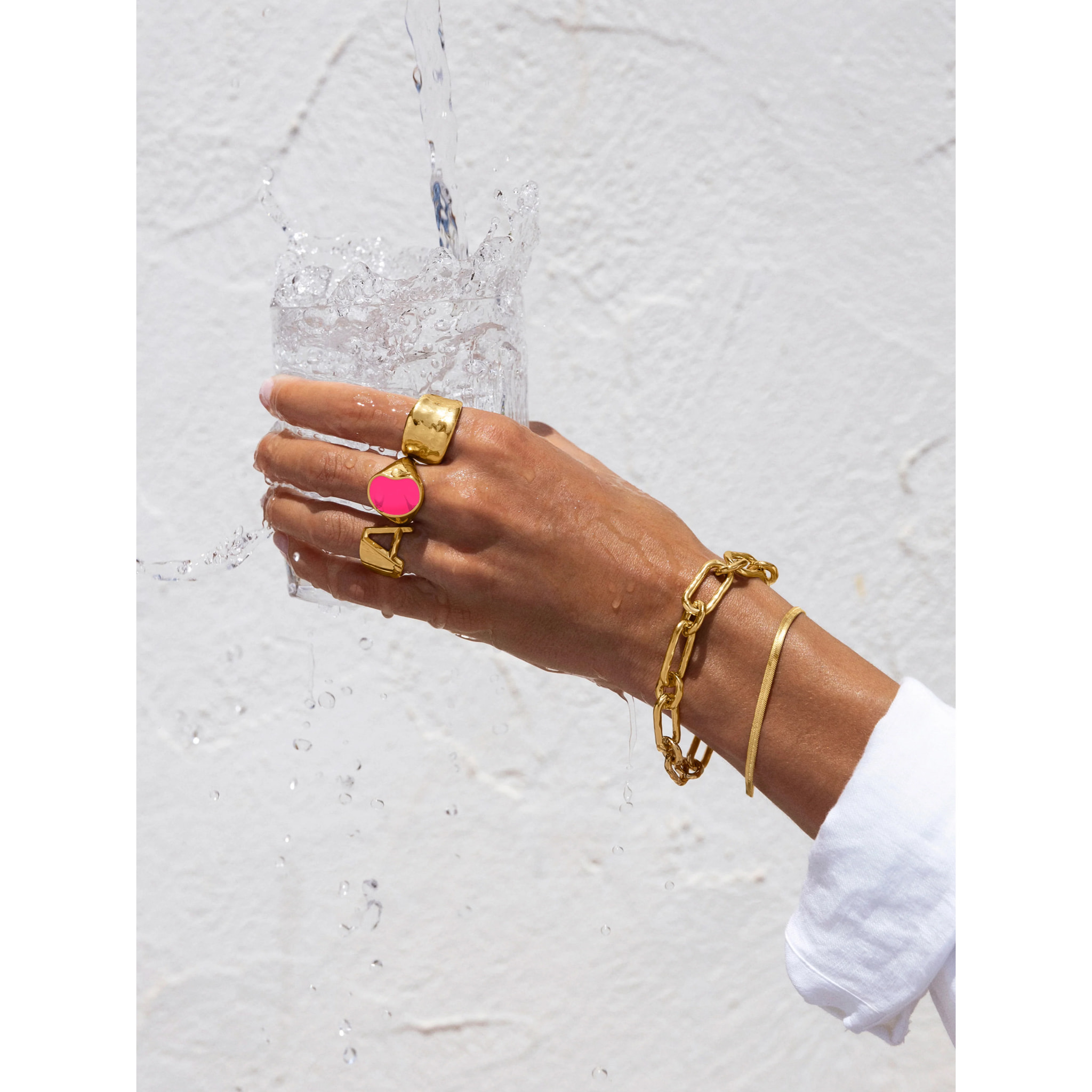 Anello My Ocean Placcato Oro