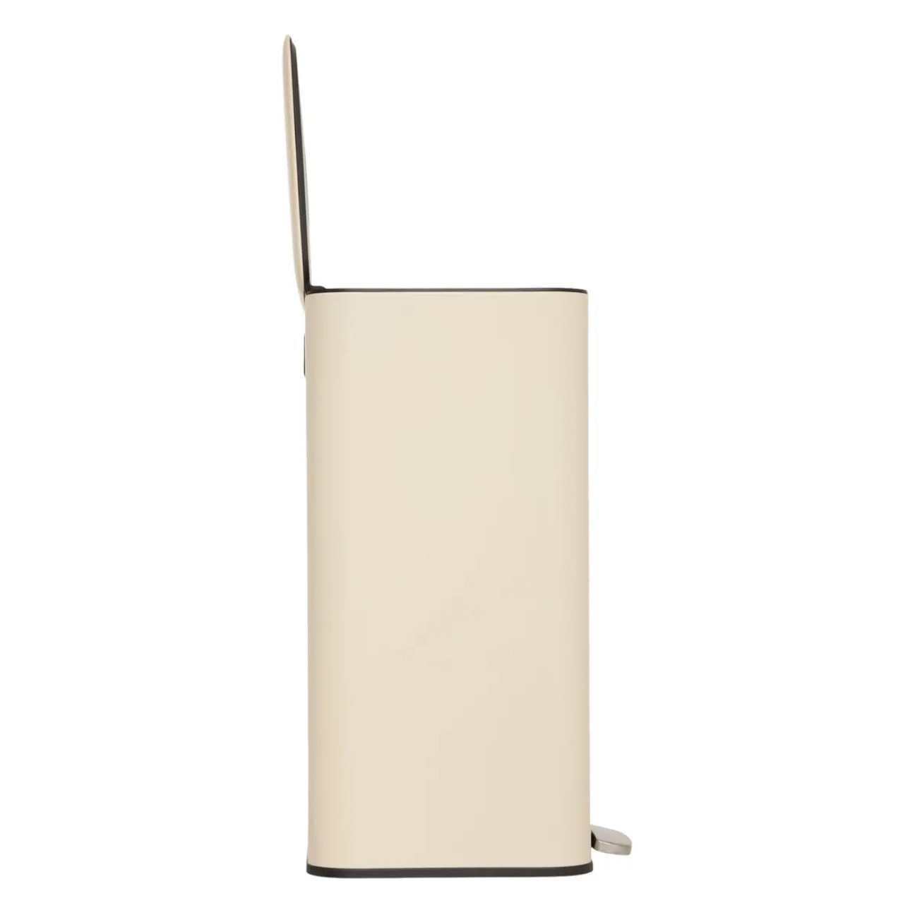 Poubelle rectangulaire à pédale Delta 50L argile