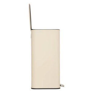 Poubelle rectangulaire à pédale Delta 50L argile