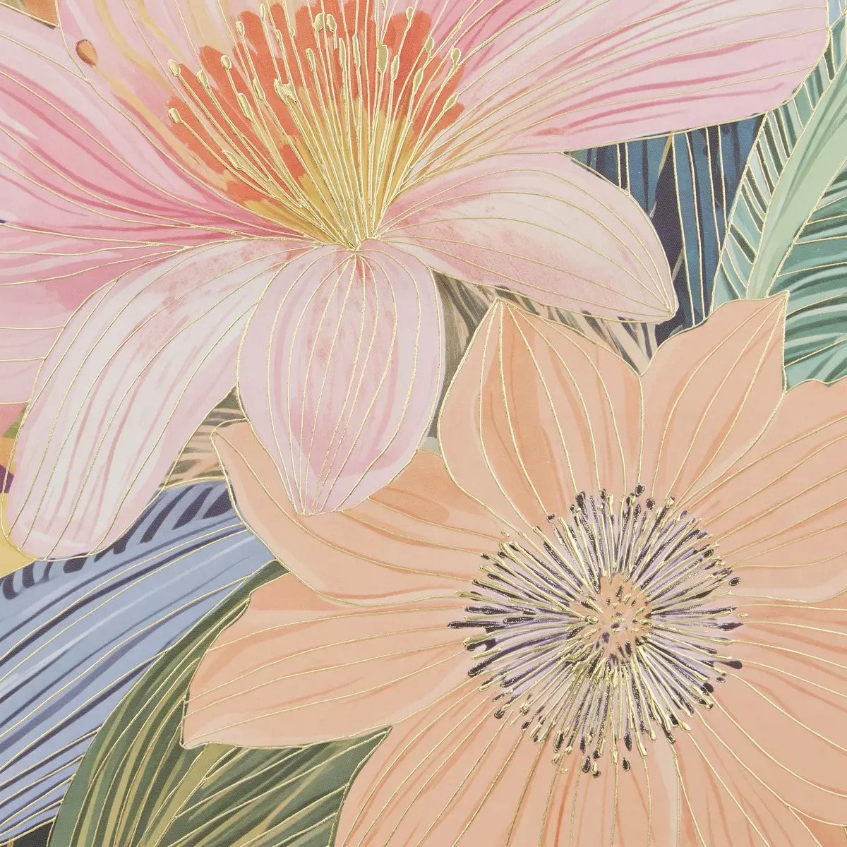 Toile imprimée encadrée Daisy 58x78cm