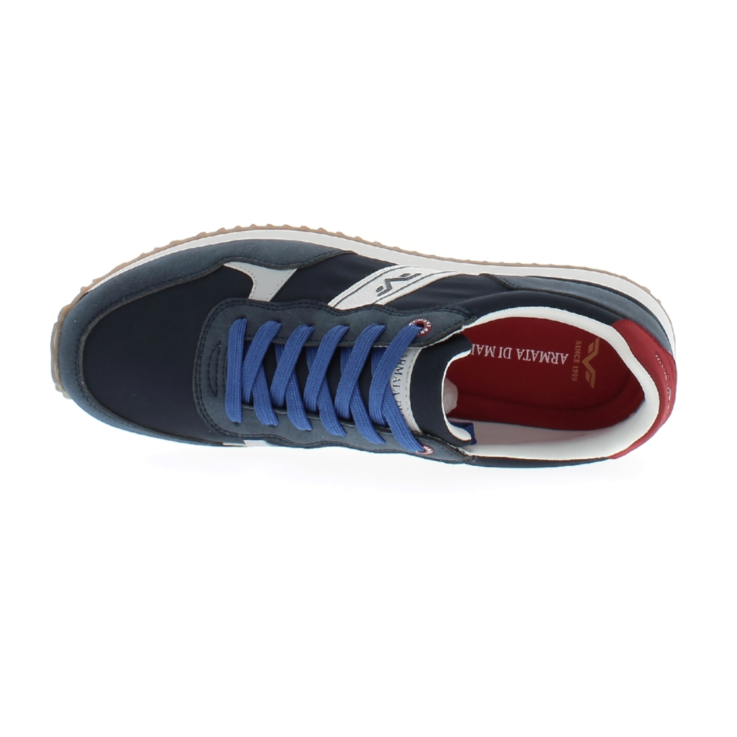 Armata di Mare Scarpe Uomo Sneakers Casual Stringate con Soletta Rimovibile in Memory Foam AMU S24M535 Navy