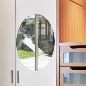 Sticker miroir oval 42x27 cm