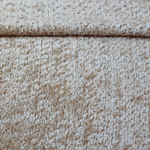 Rideau à oeillets chenille  - Effet peluche - Beige