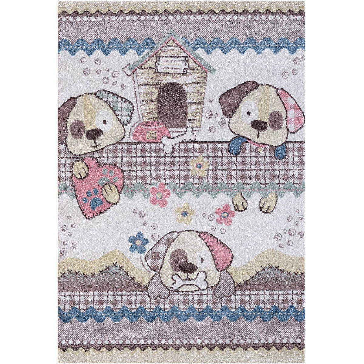 Tapis enfant tissé LUCI