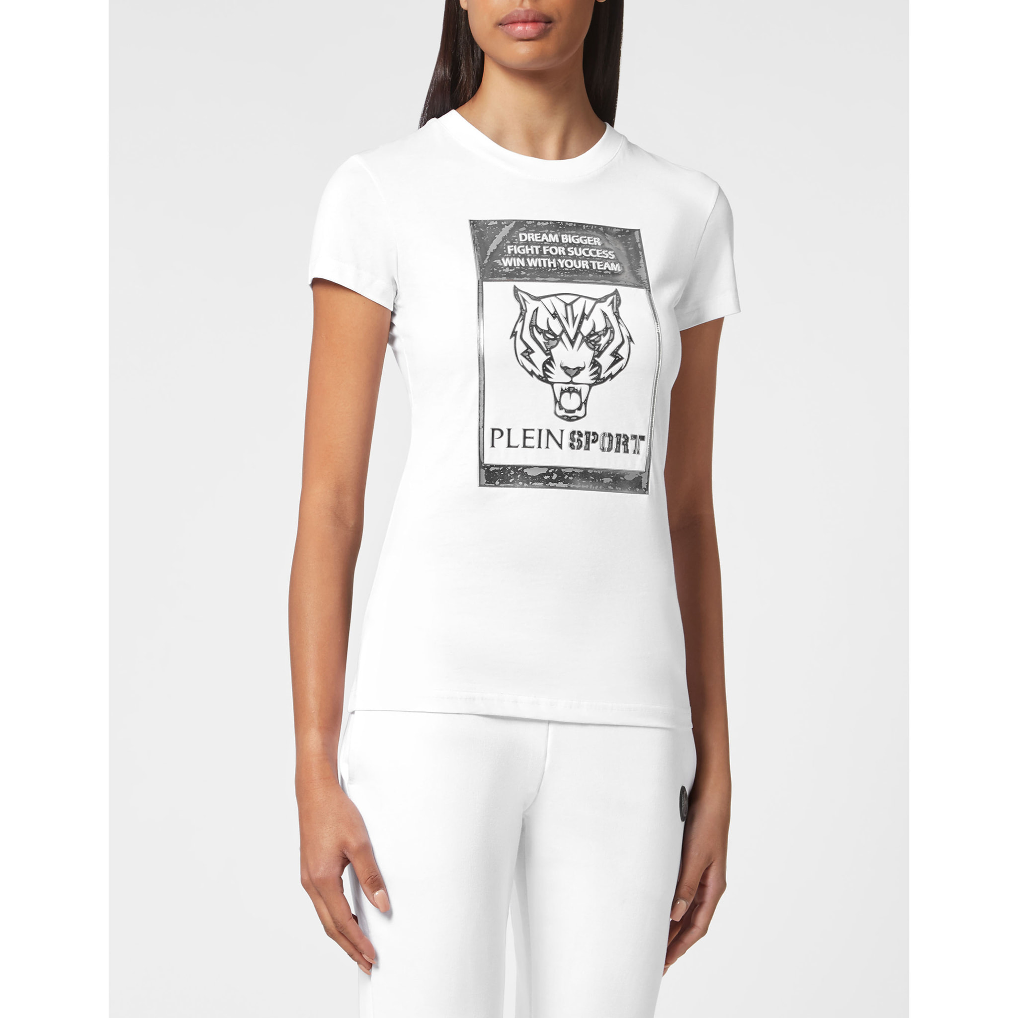 PLEIN SPORT Camiseta Cuello Redondo TIGER