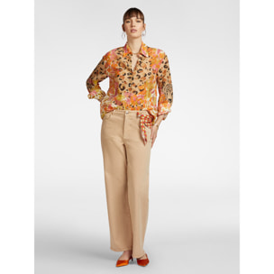 Elena Mirò - Camicia stampata - Beige