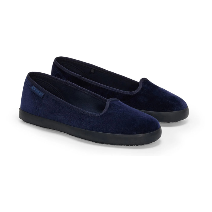 Superga - Ballerine Donna Nero - 2441 VELVET BALLERINA