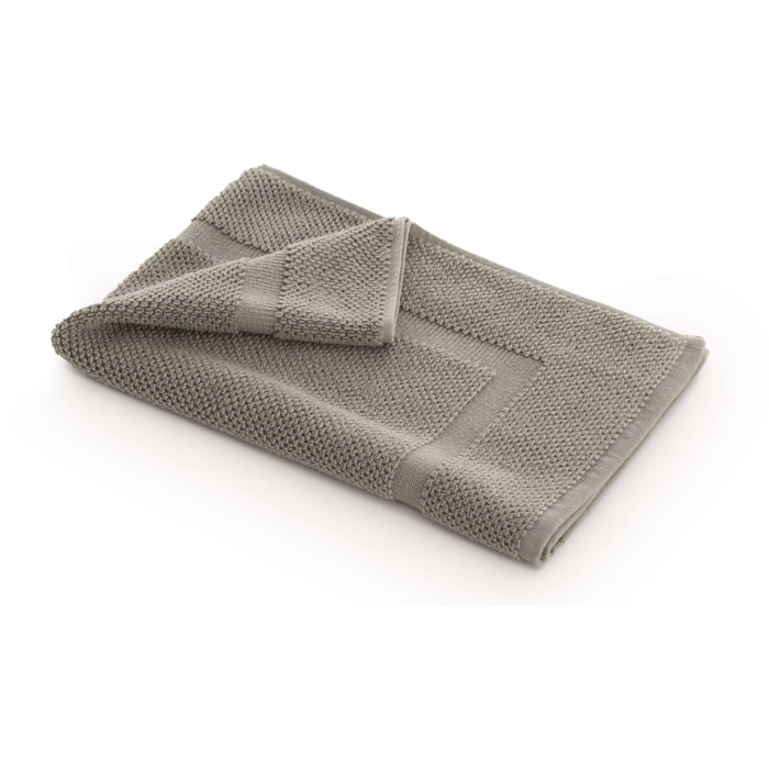 Tapis de bain 100% coton peigné 650 gr Army Green 50x80