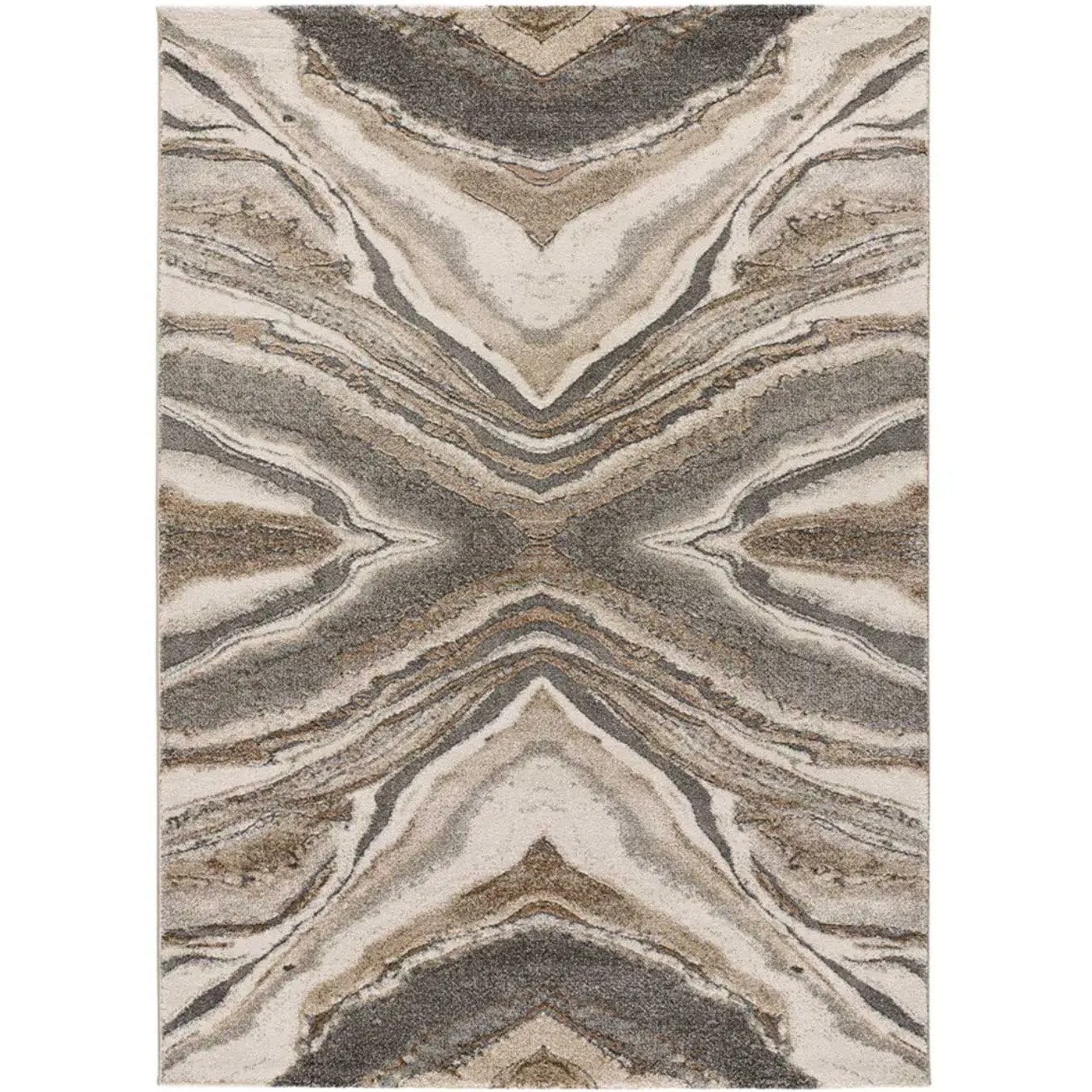 WEIMAR Alfombra abstracta de pelo corto beige, varias medidas disponibles.