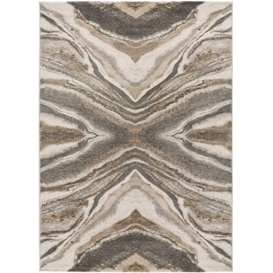 WEIMAR Alfombra abstracta de pelo corto beige, varias medidas disponibles.