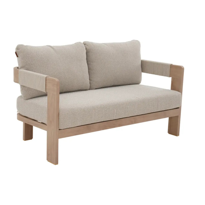 Canapé de jardin Oryna 2 places miel