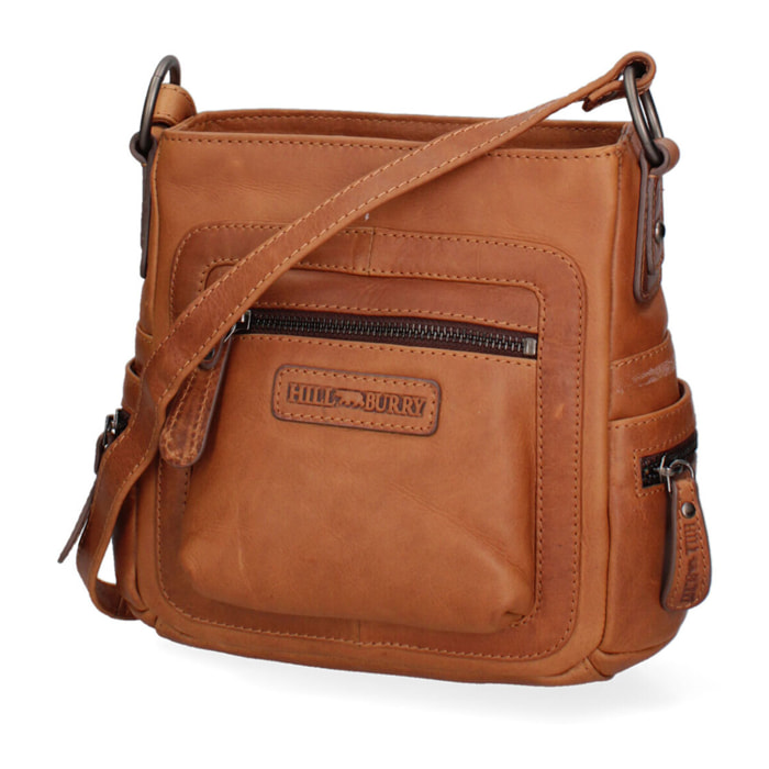 Borsa a tracolla  da uomo In Vera pelle Made in Italy 23x21x10 cm