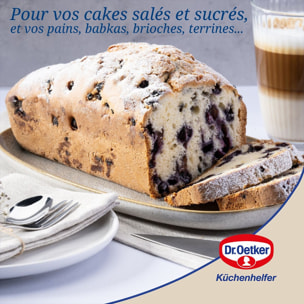 Dr Oetker moule à cake acier en Acier Emaillé sans PFAS 400°C