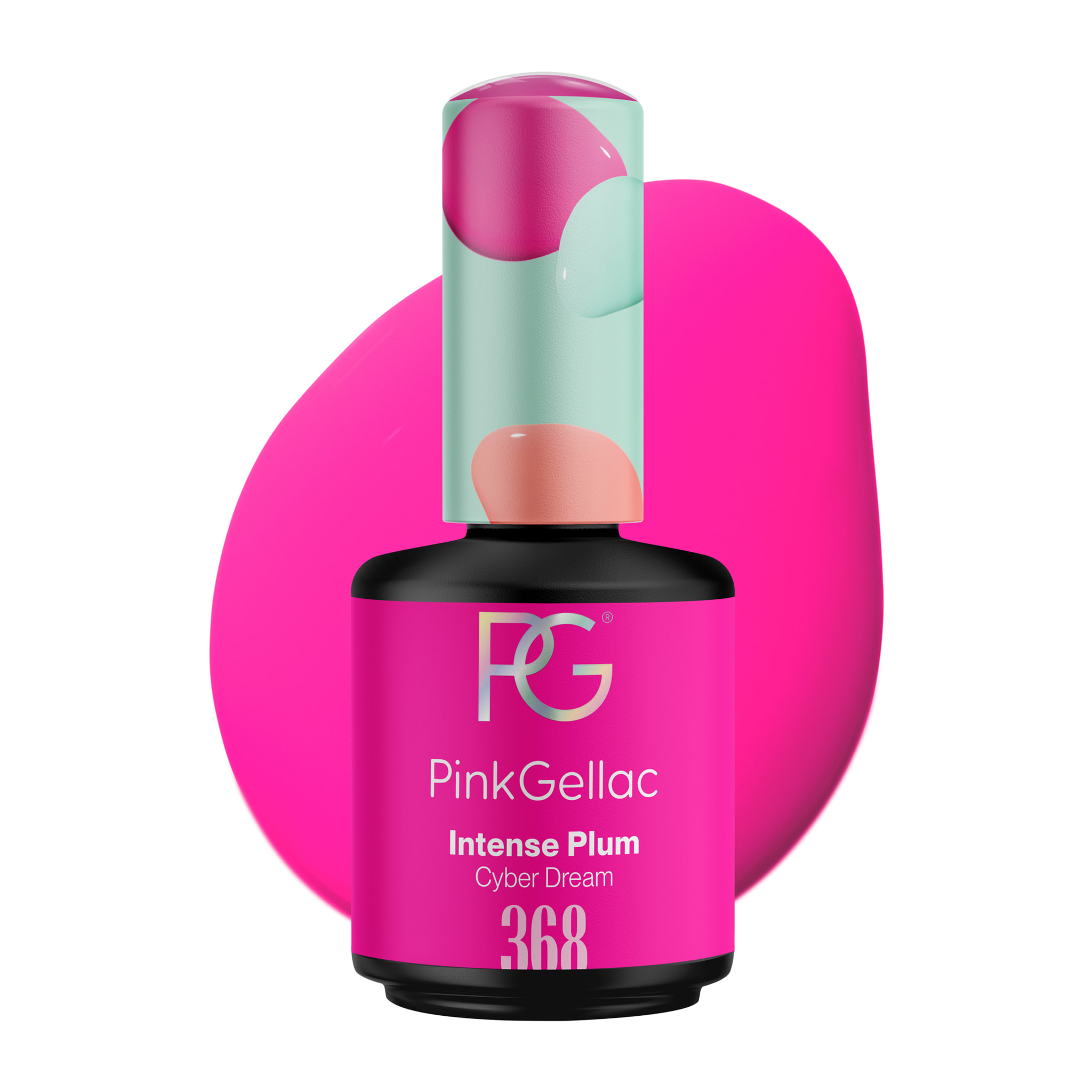 Vernis semi-permanent - 368 Intense Plum - 15 ml