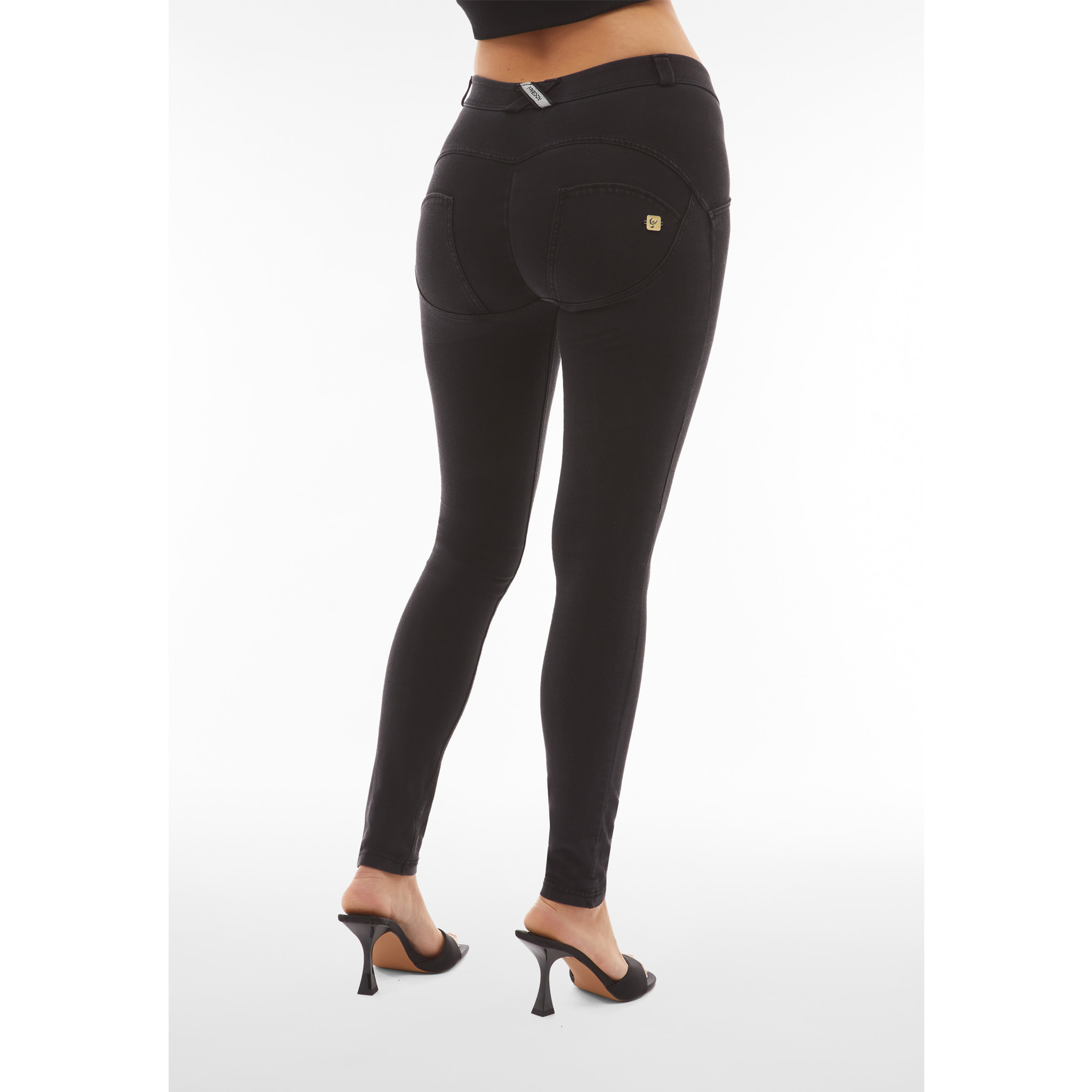 Jeggings push up WR.UP® skinny in cotone organico