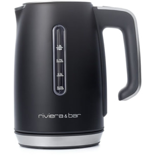 Bouilloire à température réglable RIVIERA ET BAR INOX TR 1L NOIR BBT729