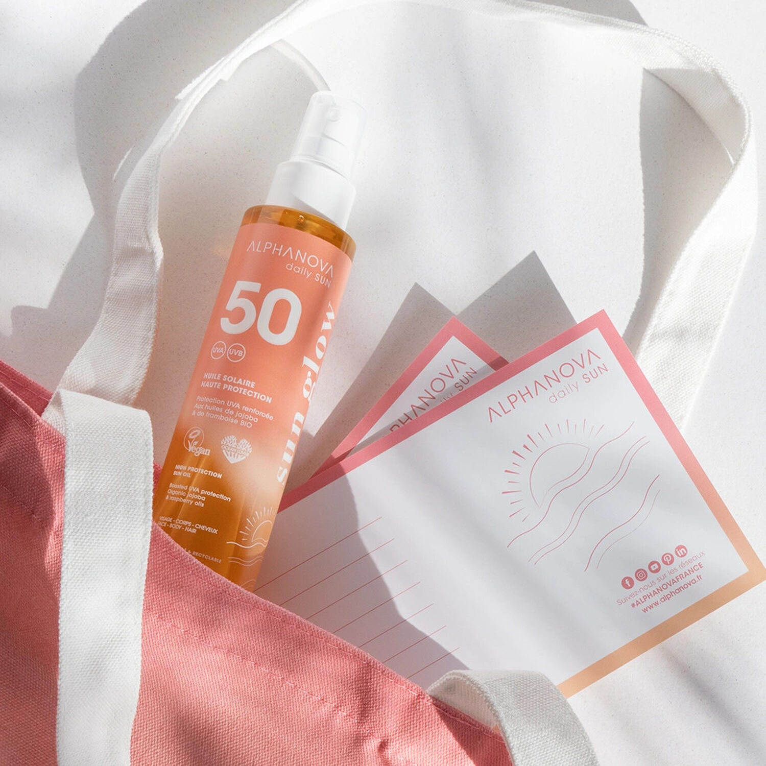 Sun Glow - Huile Solaire SPF 50 125 ml