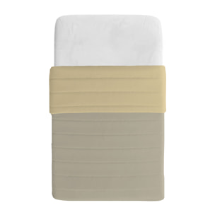 TRAPUNTINO ESTIVO BASIC PIAZZA E MEZZA, TINTA UNITA DOUBLEFACE