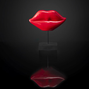 Deco A Poser Bouche Rouge H20cm