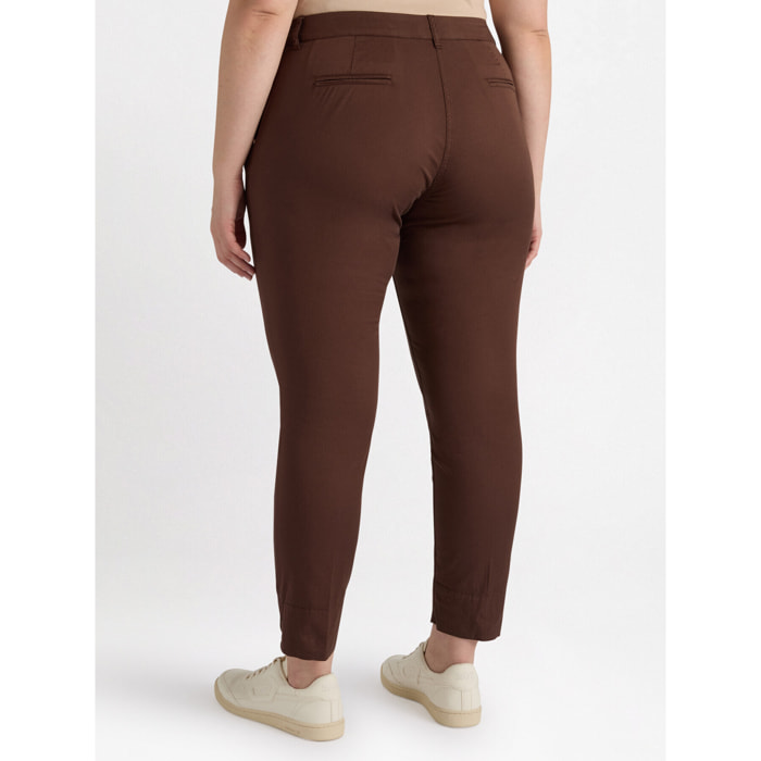 Fiorella Rubino - Pantalones modelo Nueva York - Marrón