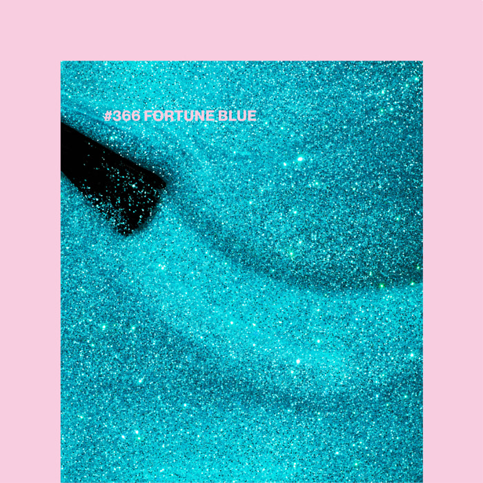 Pink Gellac Fortune Blue gellak nagellak 15ml - Glanzend Blauwe Gel Lak - Gelnagels Producten - Gel Nails