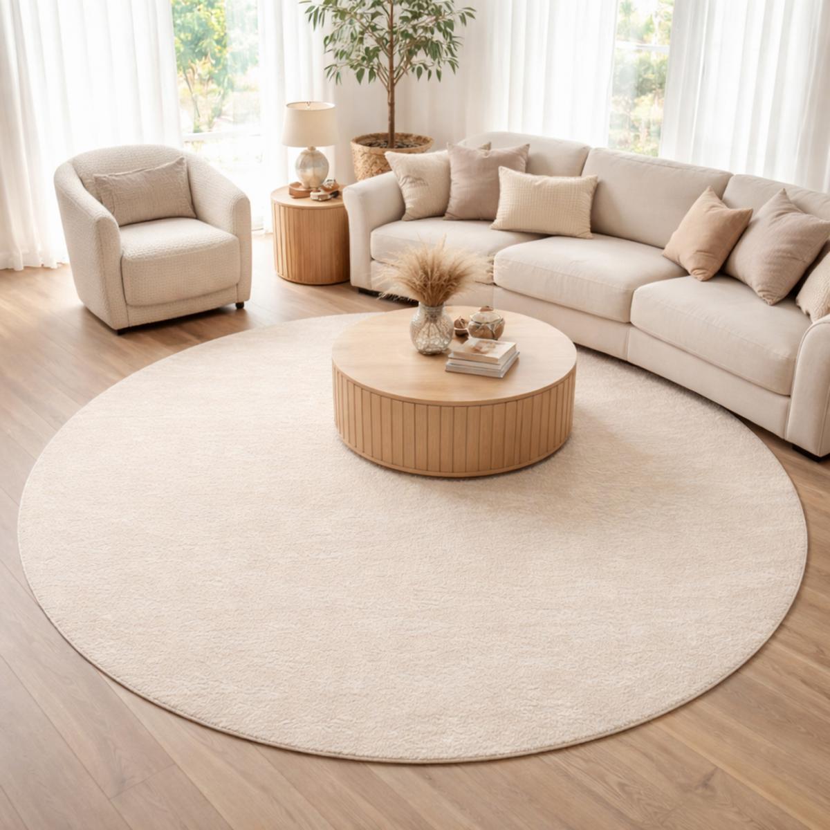 Tapis Shaggy MITA lavable en machine à 30°C