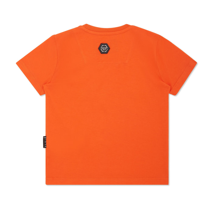 PHILIPP PLEIN T-Shirt Round Neck Ss RACING