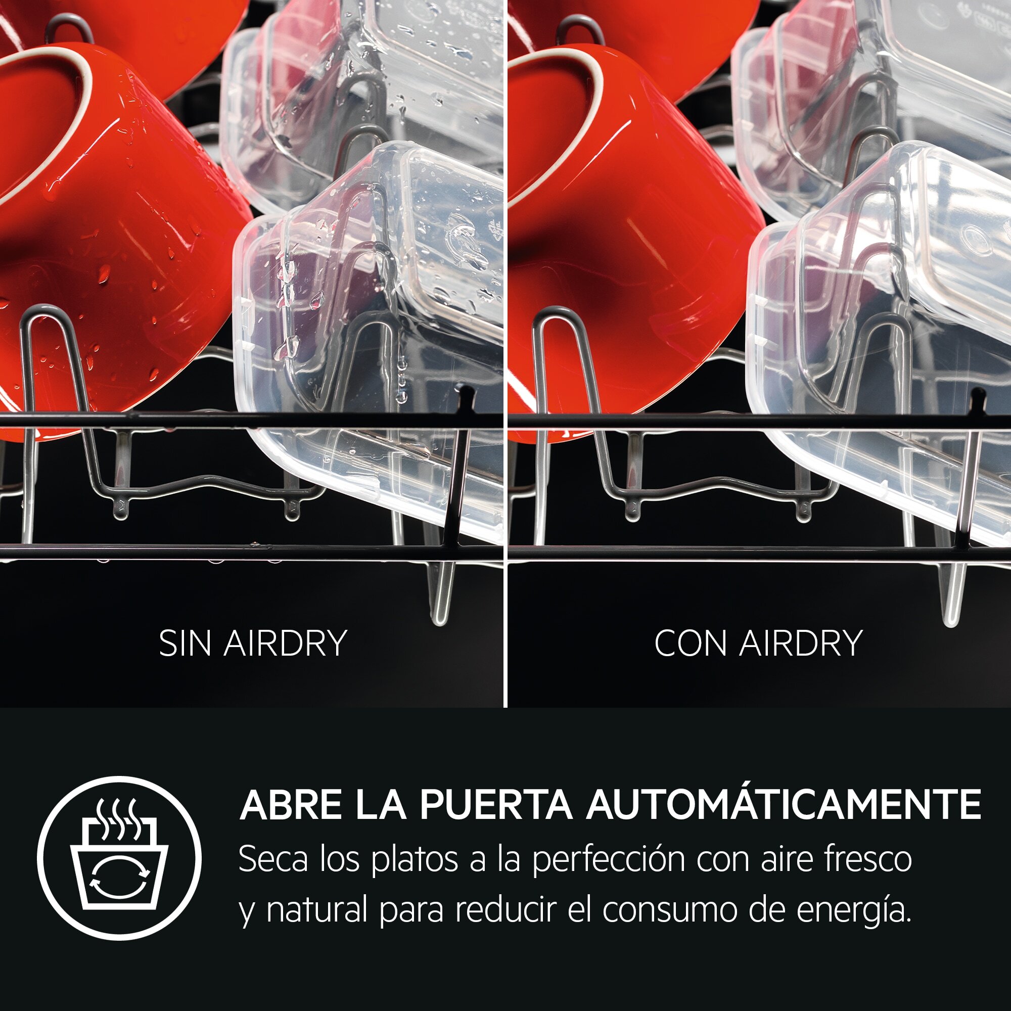 AEG Lavavajillas de 60 cm Serie 7000 GlassCare para 14 cubiertos FFB75707PM