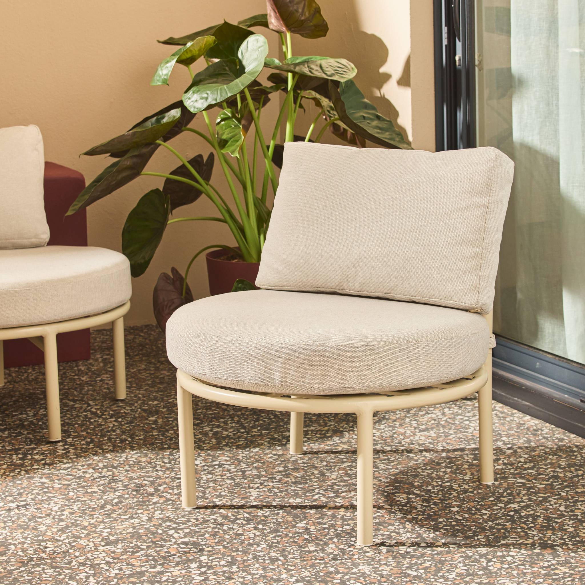 Salon de jardin aluminium 4 places SOLENA