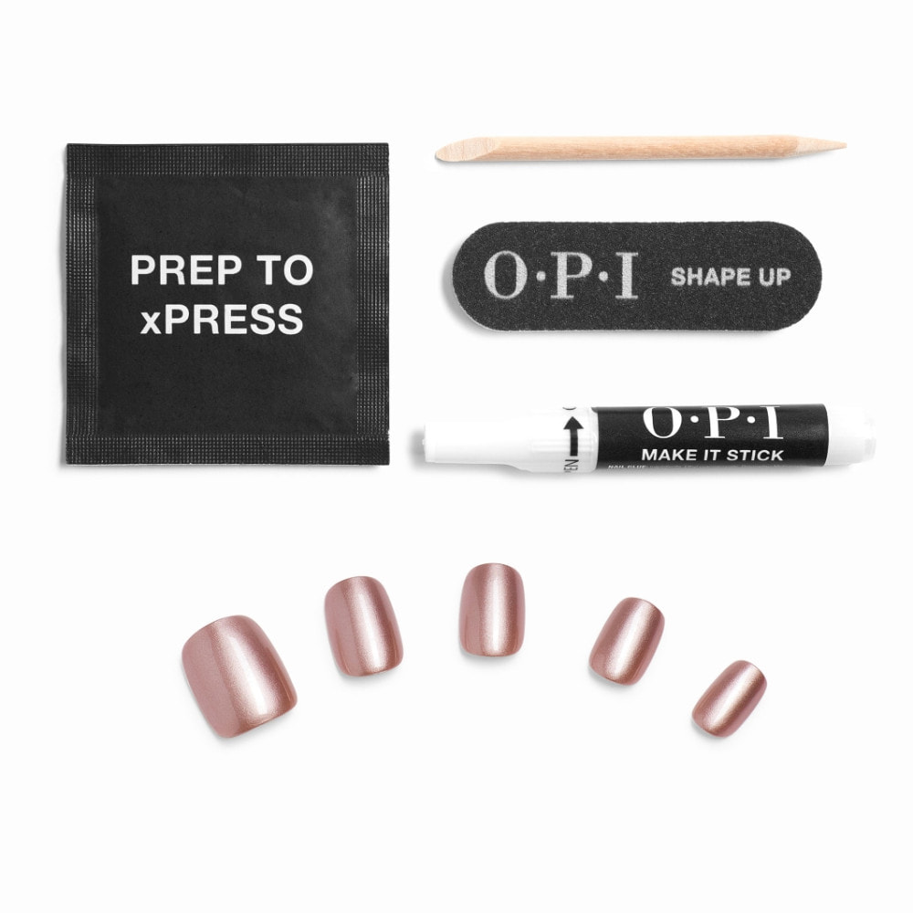 xPRESS/ON - Supernova Pearl - Faux ongles réutilisables, effet gel - Jusqu'à 14 jours de tenue
