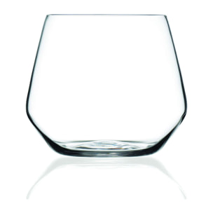 Set 2 vasos de agua 38 cl de cristal bergner colección barware
