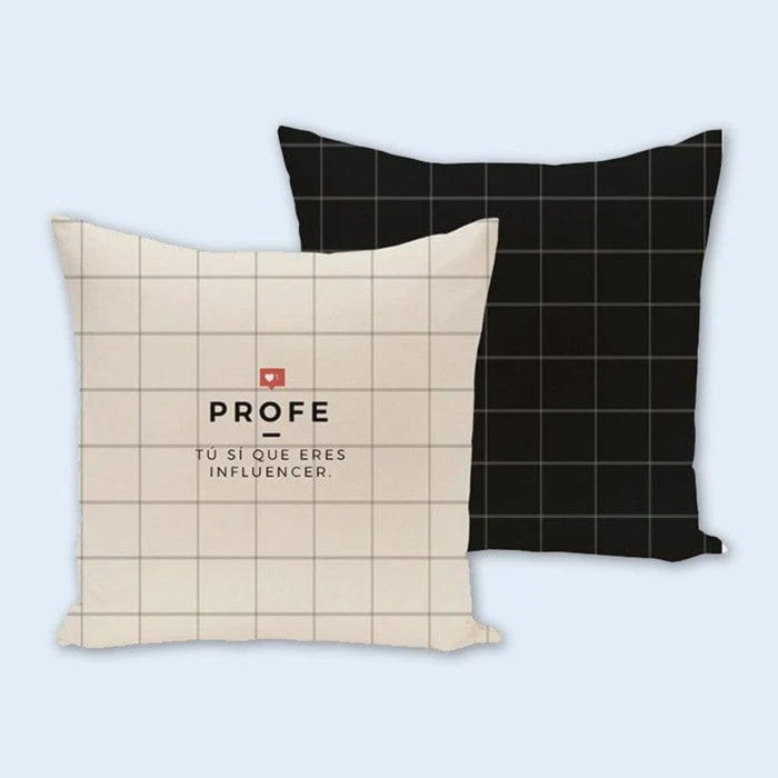 Funda Cojín "Profe. Influencer"