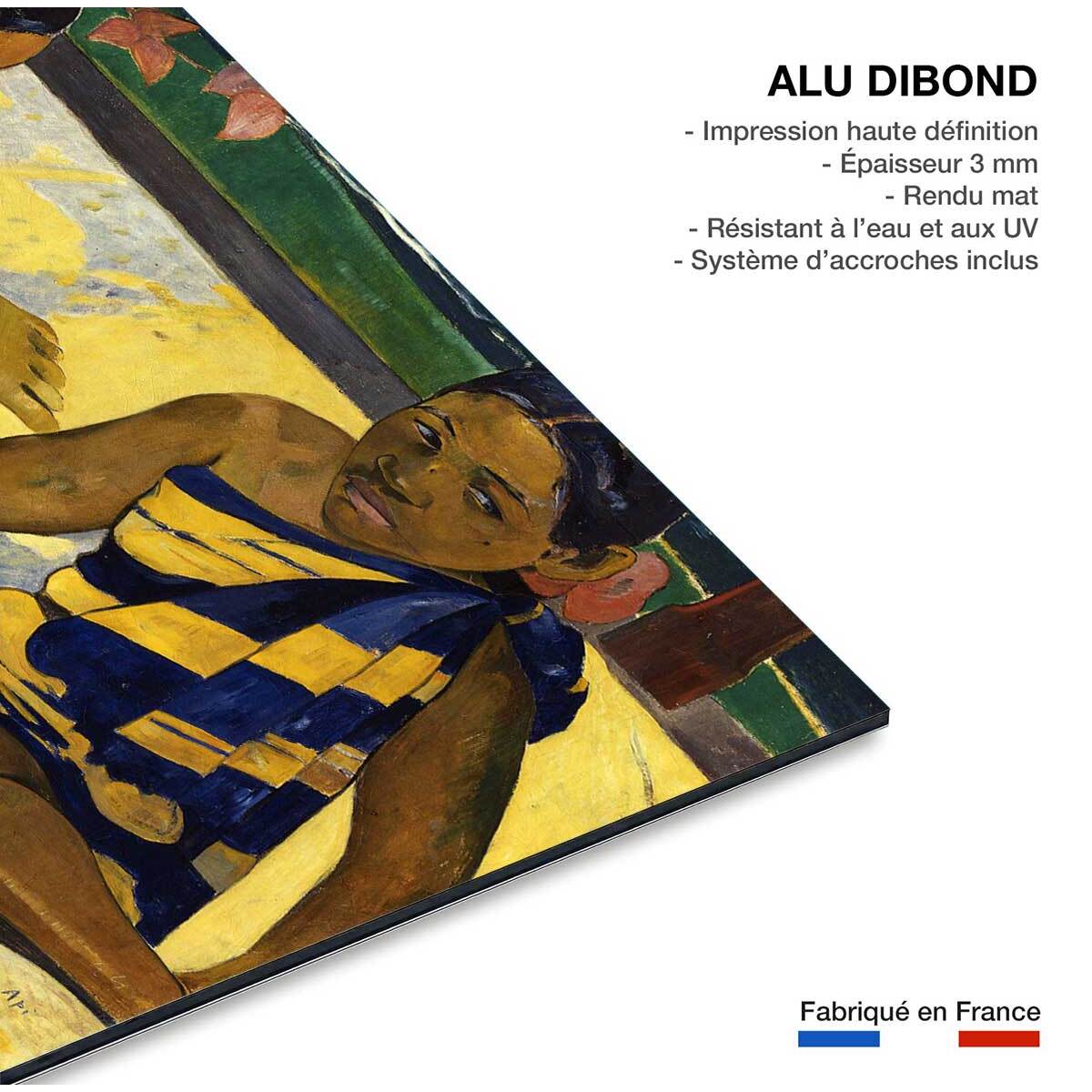Tableau célèbre Paul Gauguin - Parau api Tableau alu Dibond