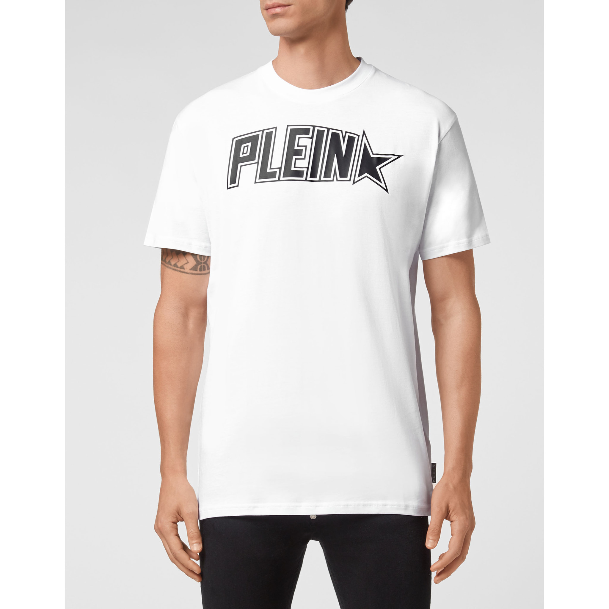 PHILIPP PLEIN Camiseta de cuello redondo y manga corta
