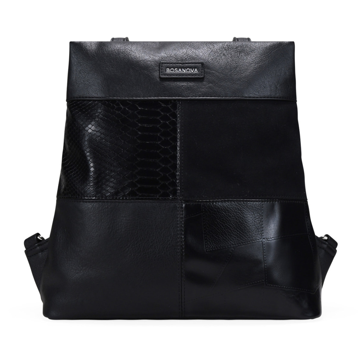 Mochila antirrobo negra con cremallera