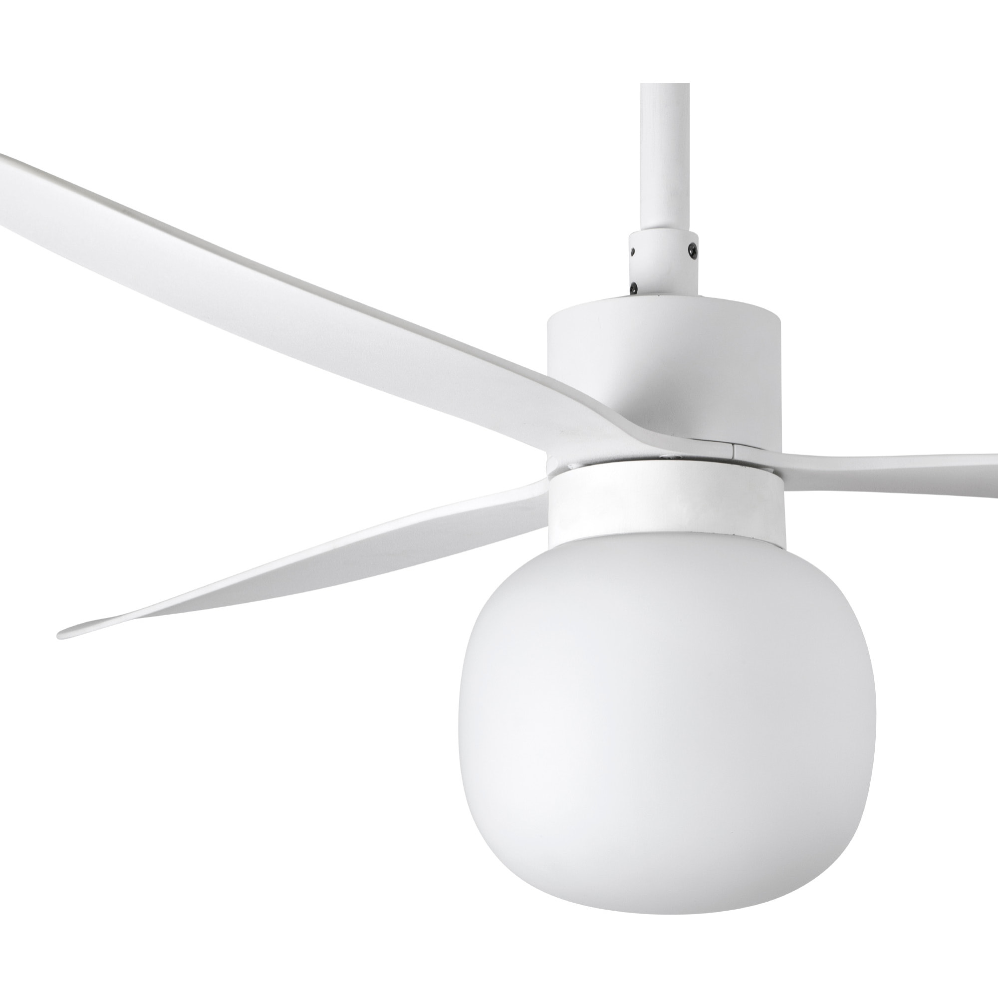 AMELIA L BALL LED Ventilador de techo blanco