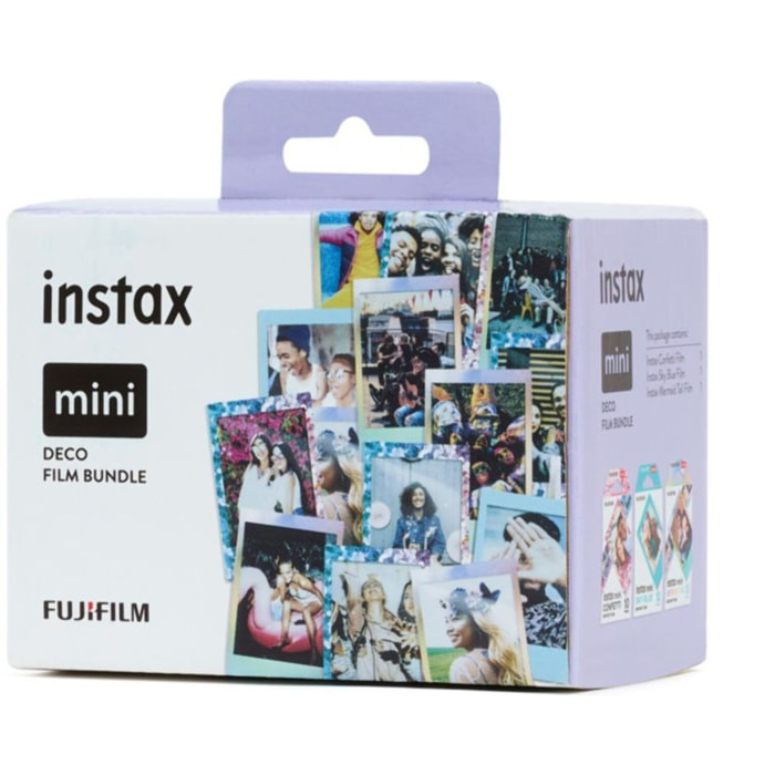 Papier photo instantané FUJIFILM Film Instax Deco pack