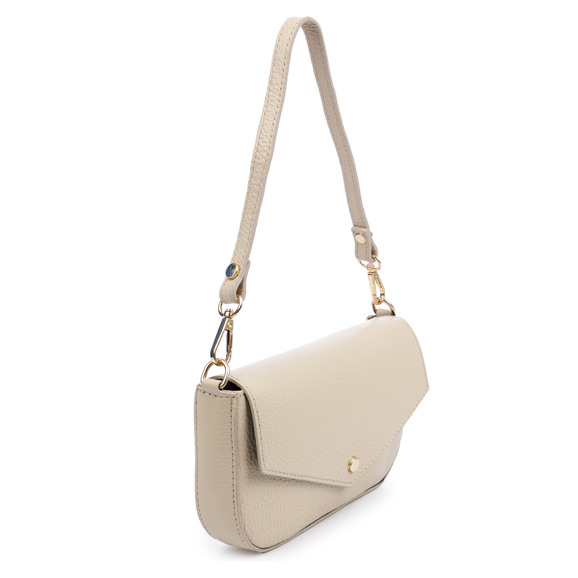 Bellizzi Borsa a spalla Donna. Pelle autentica Dollaro