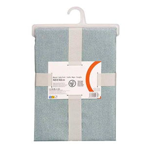 Mantel poliester 140x140cm azul palo colección KINVARA