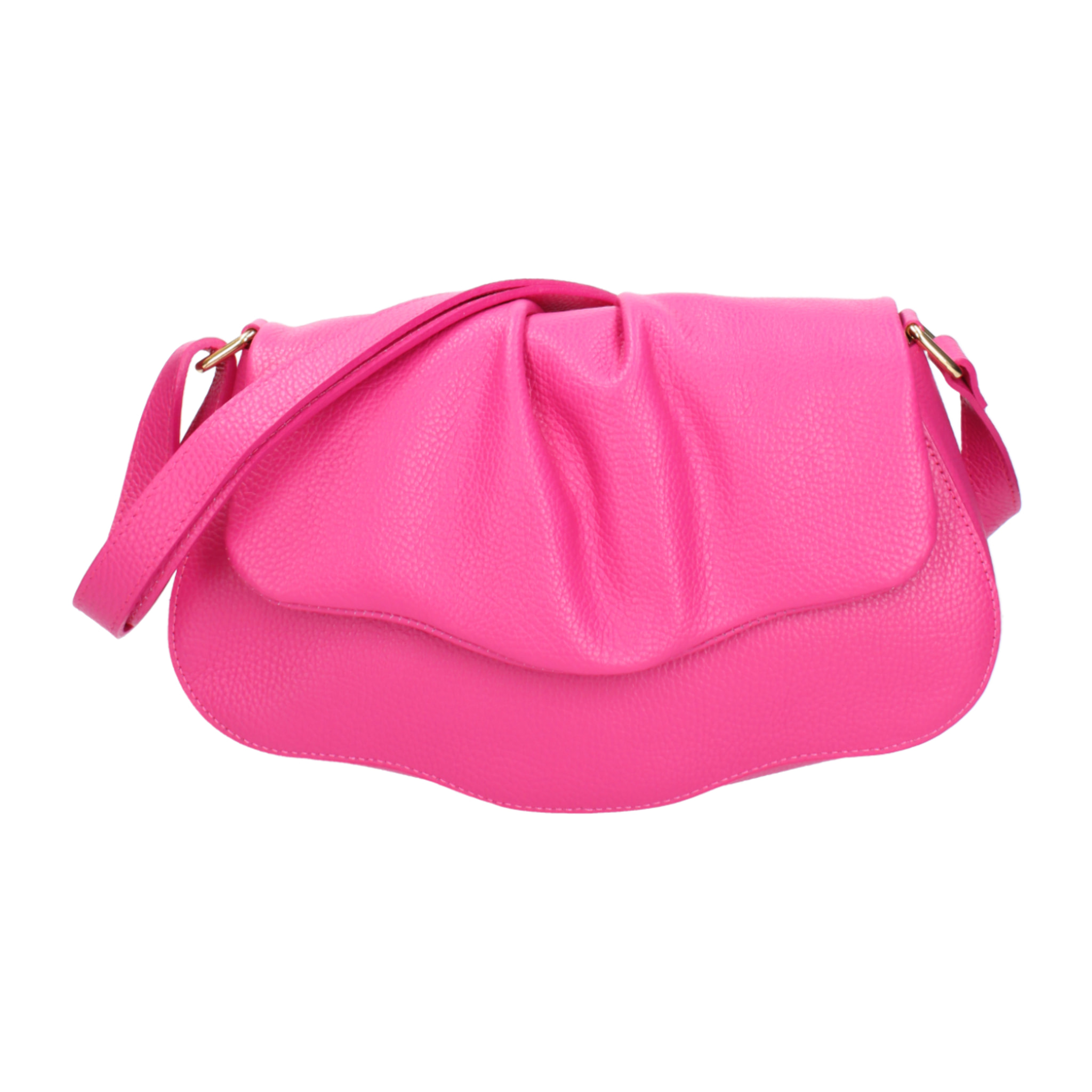 Borsa a spalla da donna In Vera pelle Made in Italy 30,5x19,5x9 cm