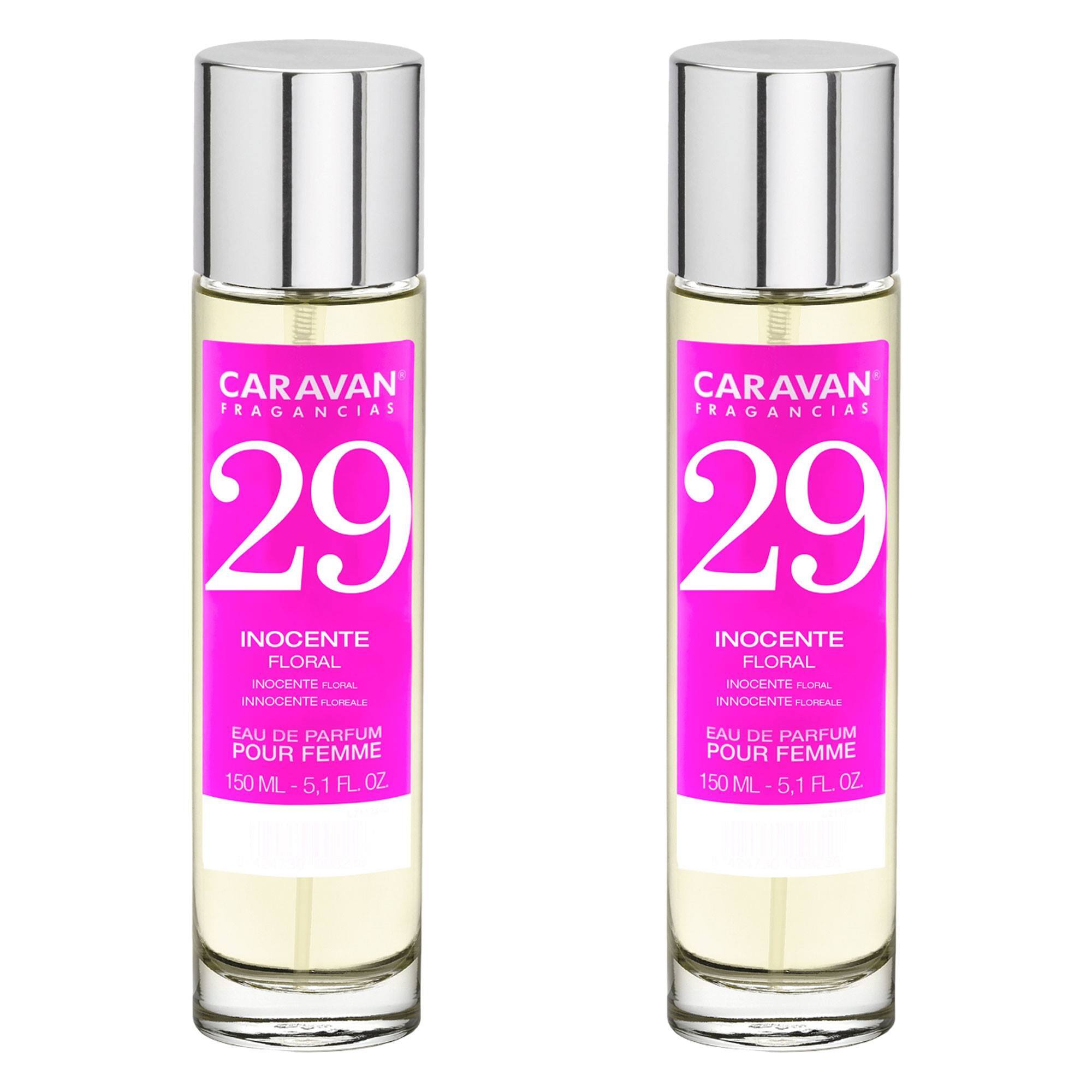 Caravan fragancias - caja de regalo con 2 perfumes nº29 de 150 ml, para mujer