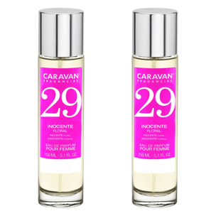 Caravan fragancias - caja de regalo con 2 perfumes nº29 de 150 ml, para mujer