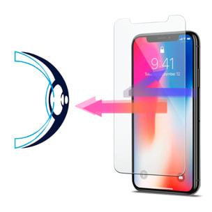 Vitre de protection en verre trempé anti-lumière bleue Compatible avec les téléphones de la marque Apple iPhone 14 Plus