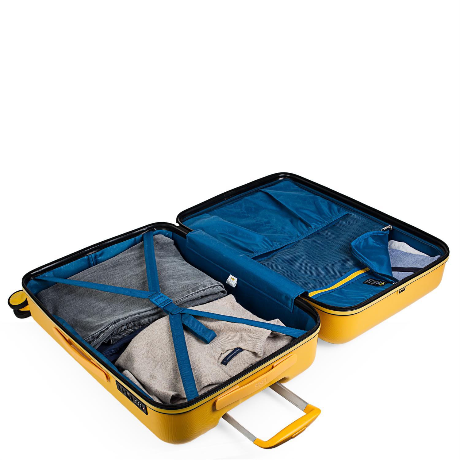 LOIS Jeans ZION PACK 3 - Juego de maletas - mostaza/amarillo 